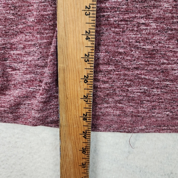 Lane Bryant Womens Size 14/16 Mauve V-Neck One Side Scrunch Stretch Top Shirt - Picture 5 of 8